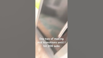 Day ten of making mid transitions until I hit 200 subs ￼#shorts #transition