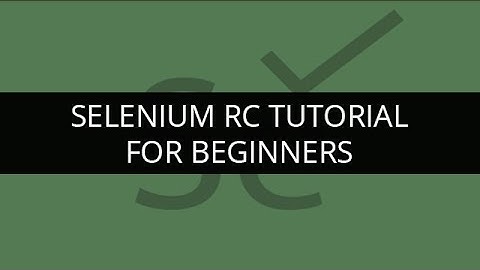 Selenium RC Tutorial for Beginner | Selenium RC Tutorial | Selenium Tutorial | Edureka