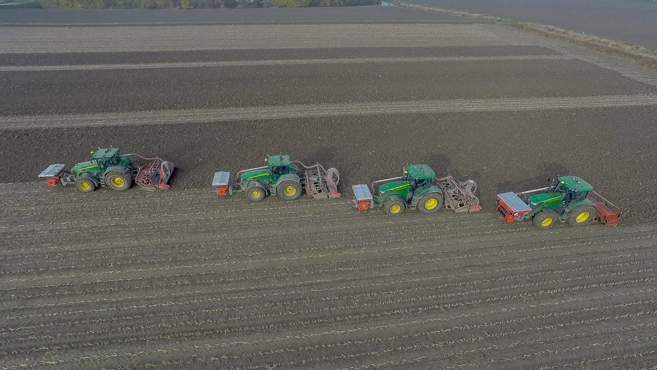 Gramegna 12 meters spading machine | John Deere 7230R