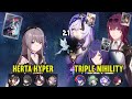 F2p e6 herta hyper  e0 acheron triple nihility  21 pure fiction stage 4  honkai star rail