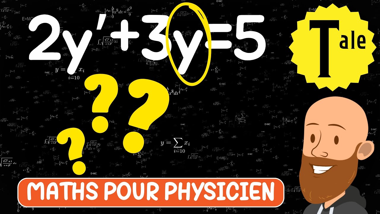 Résoudre une équation différentielle du premier ordre - maths pour physicien