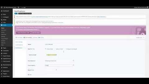Gravity Forms email notifitcations