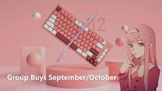 Keyboard Group Buys September / October