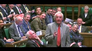Dennis Skinner kicked out of Commons for Cameron jibe