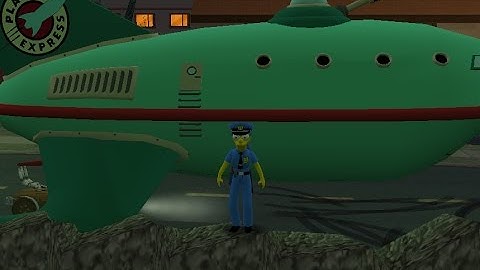 The Simpsons Hit & Run - Planet Express Ship Mod