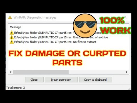 Video: How To Open A Corrupted Rar