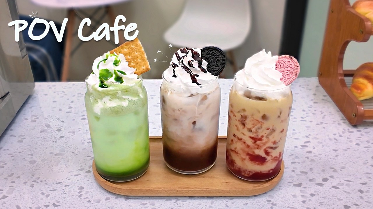 POV🧁오늘따라 더 바쁜 카페의 하루/조용한 카페/Cafe Vlog