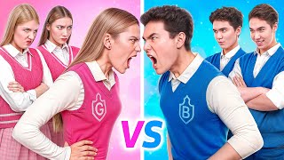 Dečaci vs Devojke | Kontroliši Školu Multi DO Team