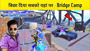 🤬 NO ONE CAN BREAK THIS BRIDGE CAMP IN PUBGM\BGMI -SAMSUNG,A3,A5,A6,A7,J2,J5,J7,S5,S7,S9,A10,A20,A30