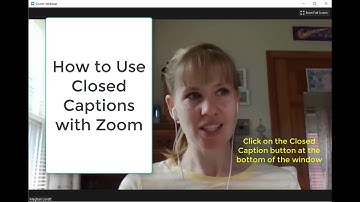 Using Closed Captions in Zoom