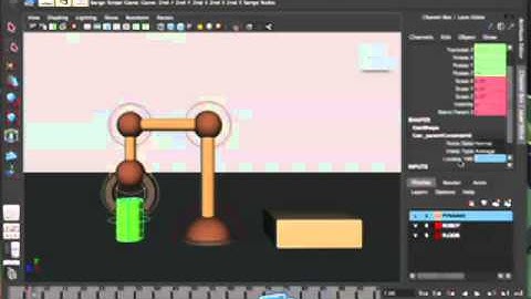 Robot Arm with Constraints Setup - Maya