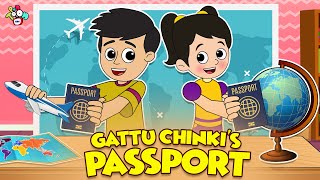 Gattu Chinki's Passport | New Passport | Animated Stories | English Cartoon | PunToon Kids