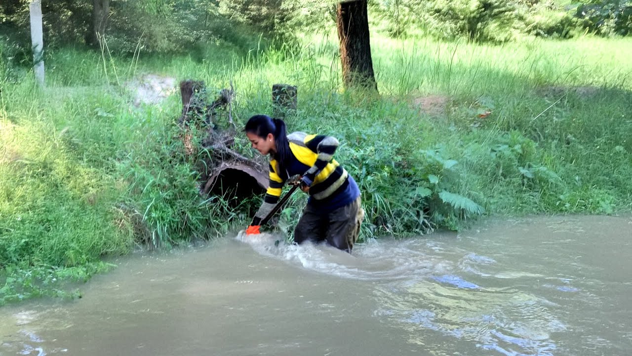 Clearing the Path Removing Debris from Clogged Drain Pipes - YouTube