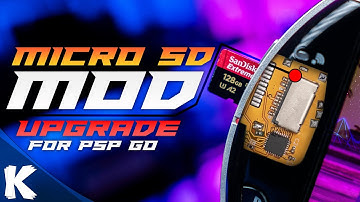 PSP GO Micro SD Card Slot Upgrade Mod | Install & Review