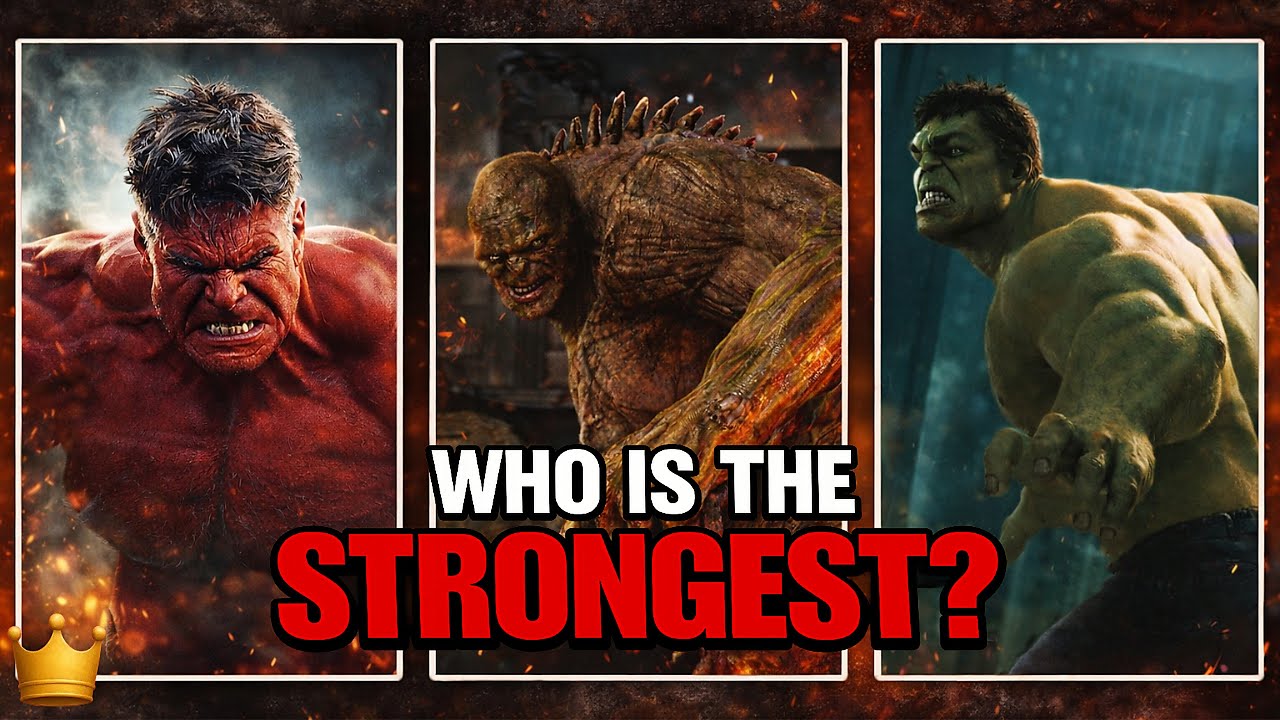 Ranking MCU Hulks From Weakest to Strongest 