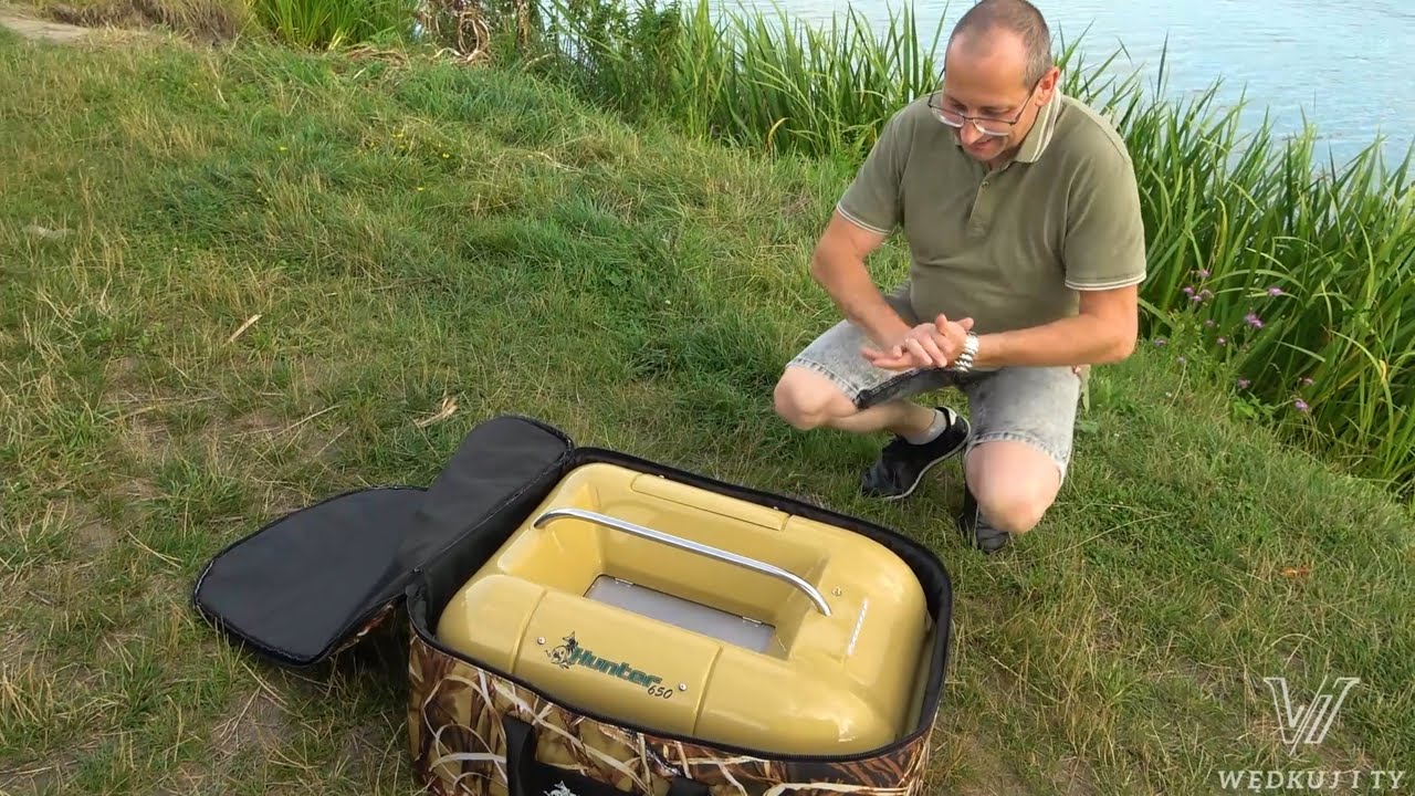 Testowanie łódki zanętowej ProLam Hunter 650 na Rówcach