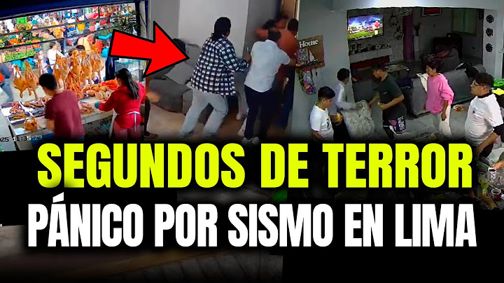 Sismo en Lima: RECOPILACIÓN DE REACCIONES ANTE EL SISMO ¡MOMENTOS PRECISOS!