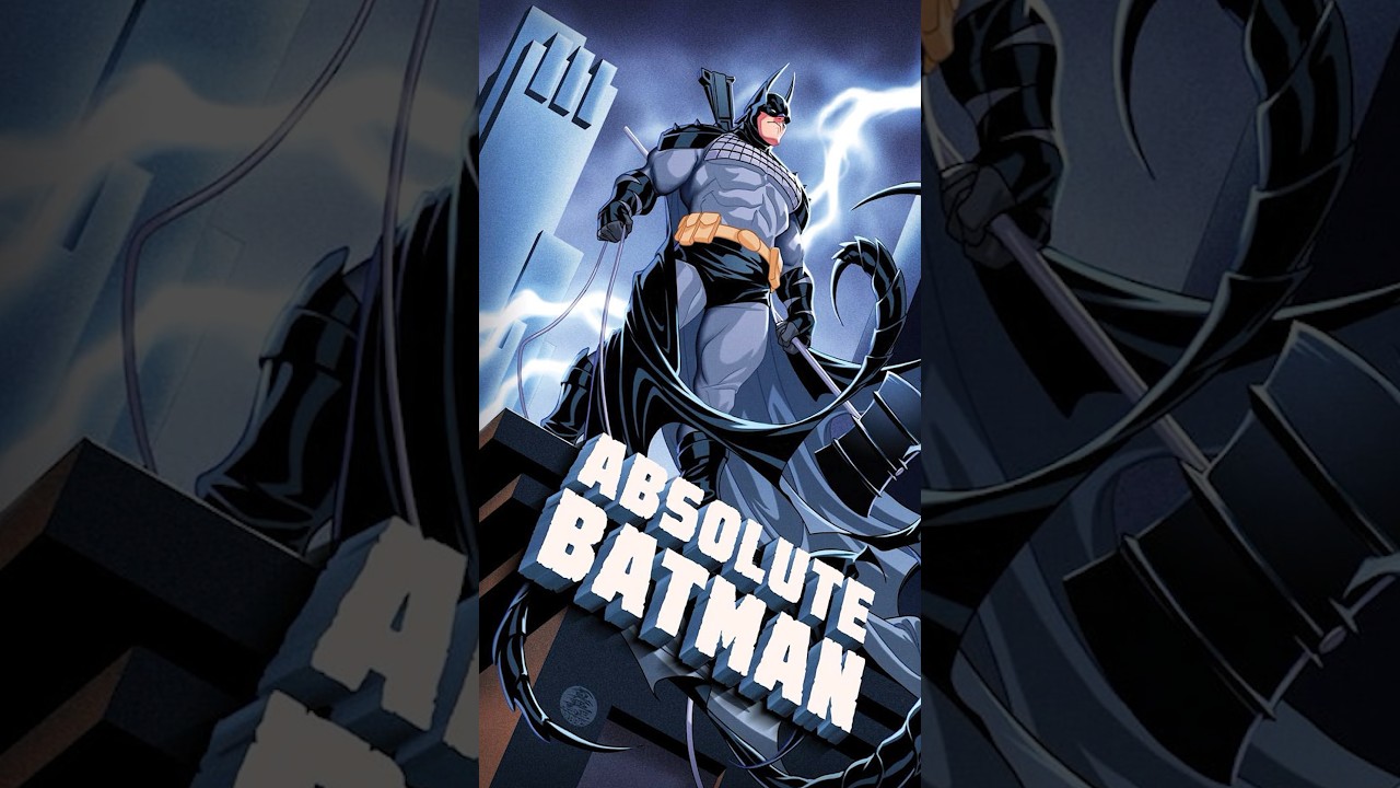 Absolute Batman Fights With A Battle Axe And His Cape!