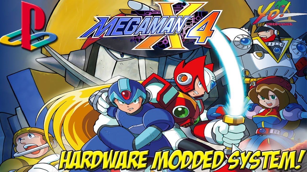 Playstation one Modded Hardware! Mega Man X4! - YoVideogames