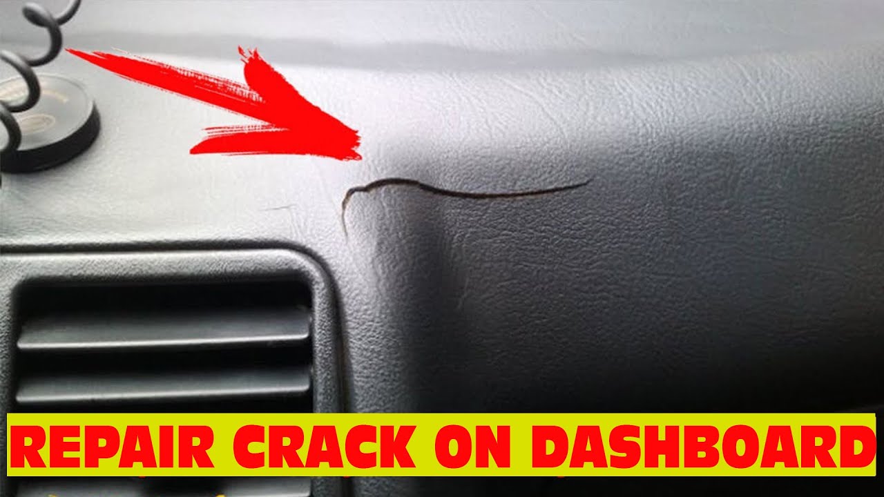 DIY Cracked Padded Dashboard Repair
