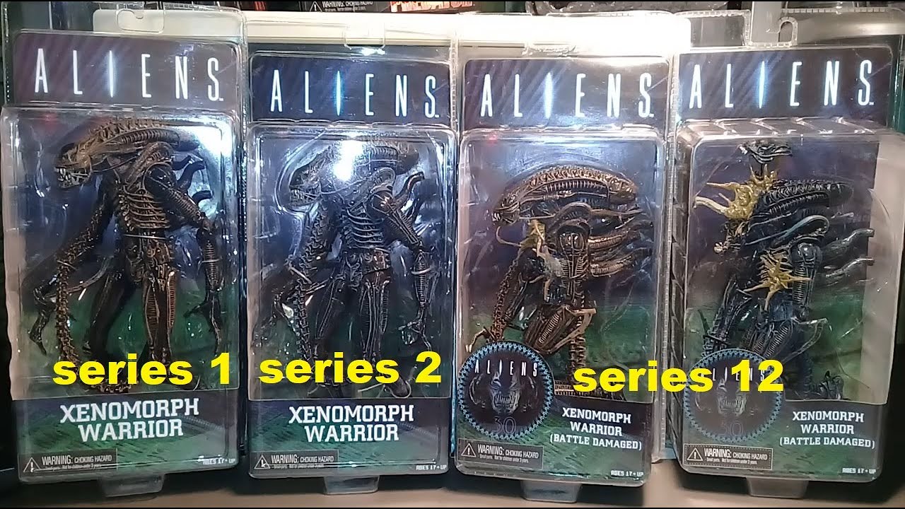 Mô hình NECA Alien Xenomorph Warrior Brown (Battle Damaged