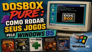 DOSBOX PURE: COMO RODAR SEUS JOGOS PELO WINDOWS 95 #antigasjogatinas @rafaeledvaldo6554