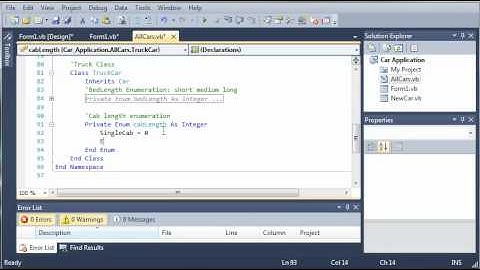 Visual Basic Tutorial - 114 - Car Part 9   Creating The Truck Class