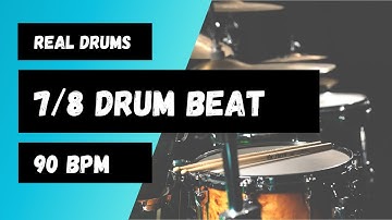 7/8 Drum Beat for practice 90bpm