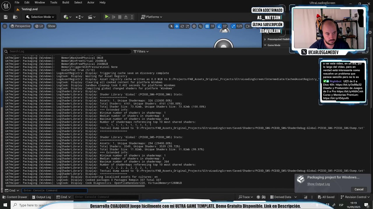 [UE5] Bienvenido al Infierno: True Loading Screen en C++