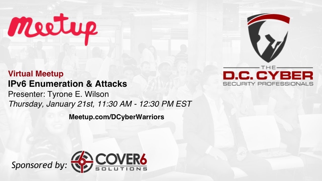 IPv6 Enumeration & Attacks w/ Tyrone E. Wilson