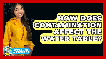 How Does Contamination Affect The Water Table? - Weather Watchdog