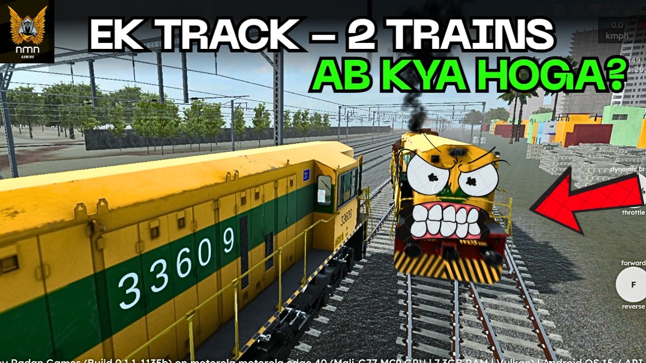 Ek Track – 2 Trains 😱 Ab Kya Hoga? | RG Train Tech Demo Gameplay @NMN GAMING