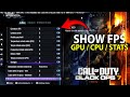Come vedere gli FPS / PING / Stats su COD Black Ops 7 - tutorial