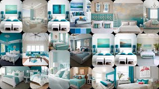 Beautifull torquise blue color amazing bedroom decor ideas @ansdecorideas616