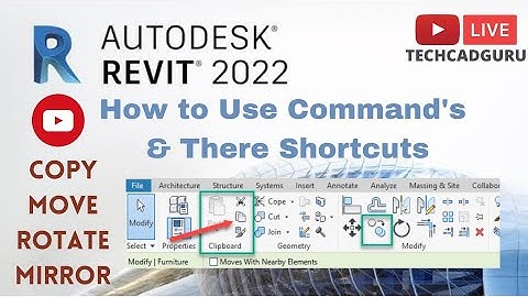 Free Revit 2022 | Learn Commands Copy, Move, Rotate, Mirror | Free Revit Shortcut Keys #revit2022