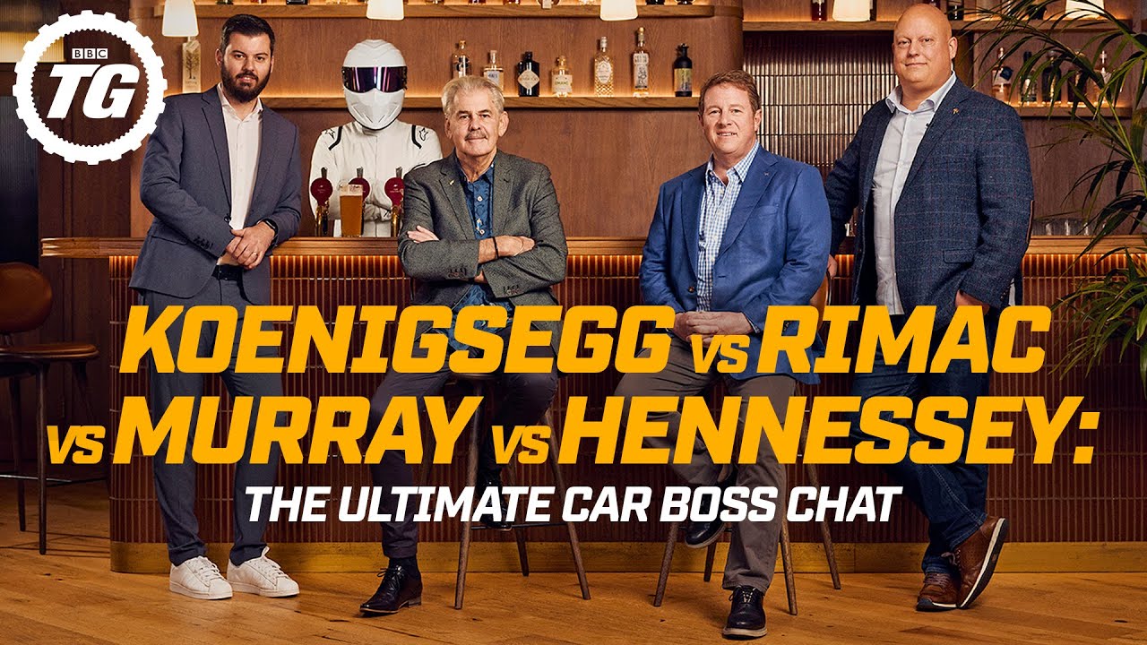 The Ultimate Car Boss Chat: Koenigsegg vs Rimac vs Murray vs Hennessey | Top Gear