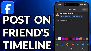 How To Post On Someone