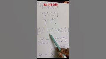 CBSE Class 12 Maths | Chapter 3 Matrices | Exercise 3.2 solution in Tamil | Q: 2(ii)