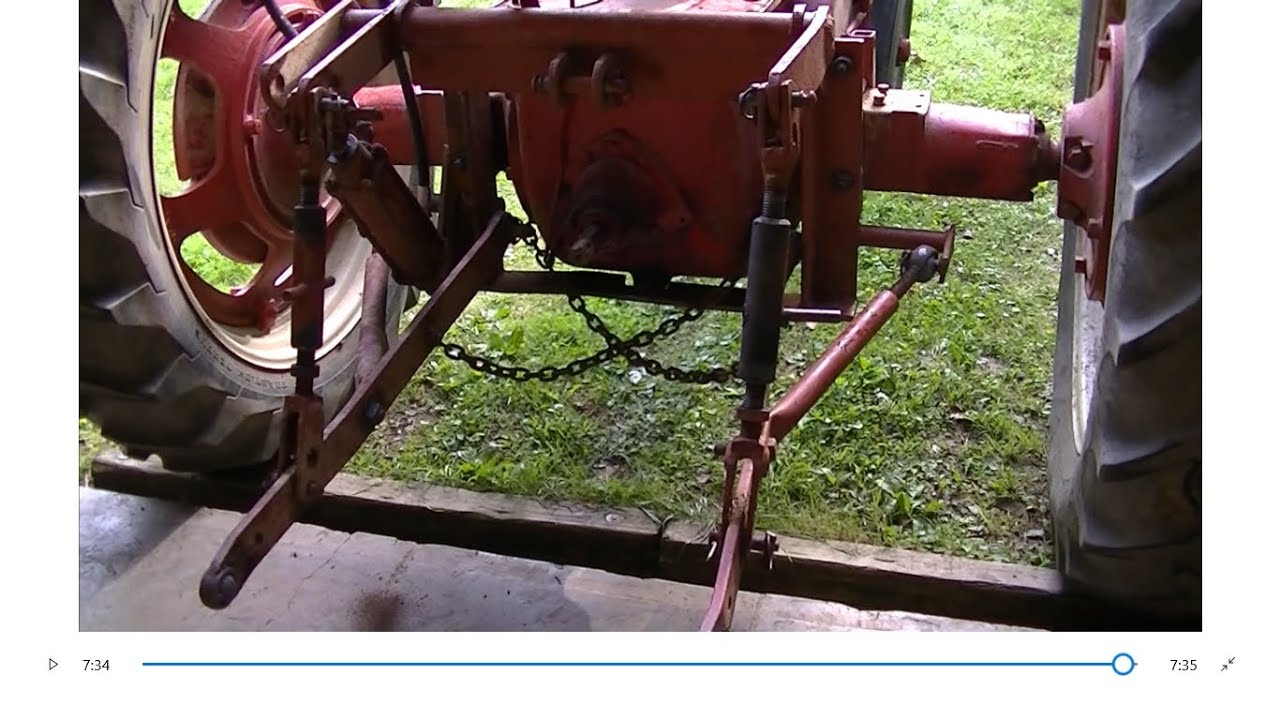 Farmall 3 pt. hitch conversion installation YouTube