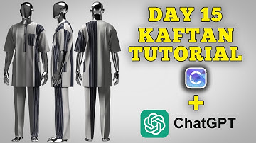 Day 15 Kaftan Design Tutorial with Clo3d and ChatGpt