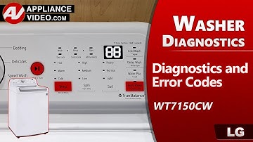 LG Washer - Diagnostic Mode, Error Fault Codes, Troubleshooting by Factory Technician