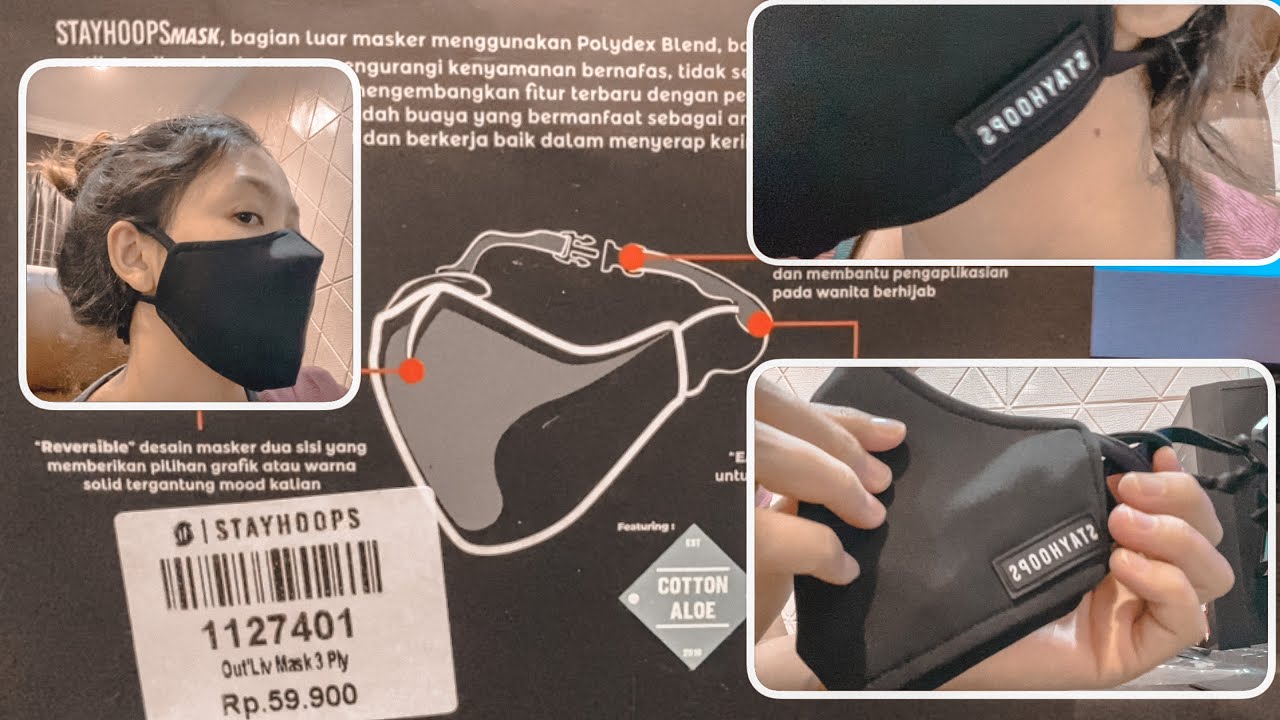 STAYHOOPSMASK REVIEW PART II | Masker kain yang berkualiatas
