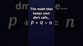 The math that keeps your DMs private.