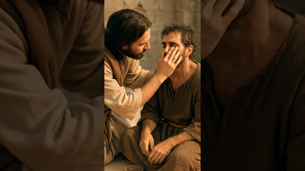 Jesus Heals a Man Born Blind | A True Bible Story of Healing 🙏 