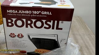 Borosil Mega Jumbo 180°  Grill |  Borosil Sandwich Maker | How TO Use Grill Sandwich Maker