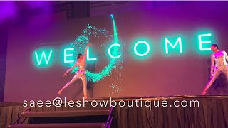 Videomapping multimedia dance performance by Le Show Boutique