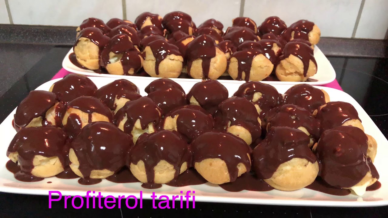 kolay profiterol tarifi cikolatali profiterol tarifi profiterol pasta tarifleri profiterol yapimi youtube pasta tarifleri pasta cikolatali tatlilar