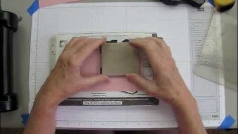 How To Use The Designer Frames Embossing Folder.m4v