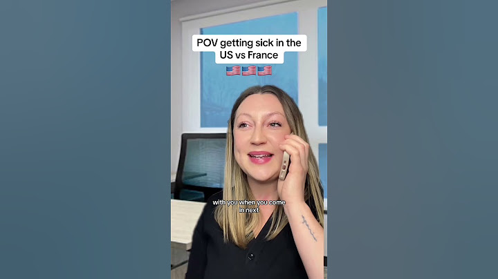 getting sick US vs France #france #french #usa #american #livingabroad #corporate #healthcare