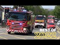 BEST OF 2022! - UK FIREFIGHTERS IN ACTION - Fire Engines &amp; Trucks Responding! 🇬🇧